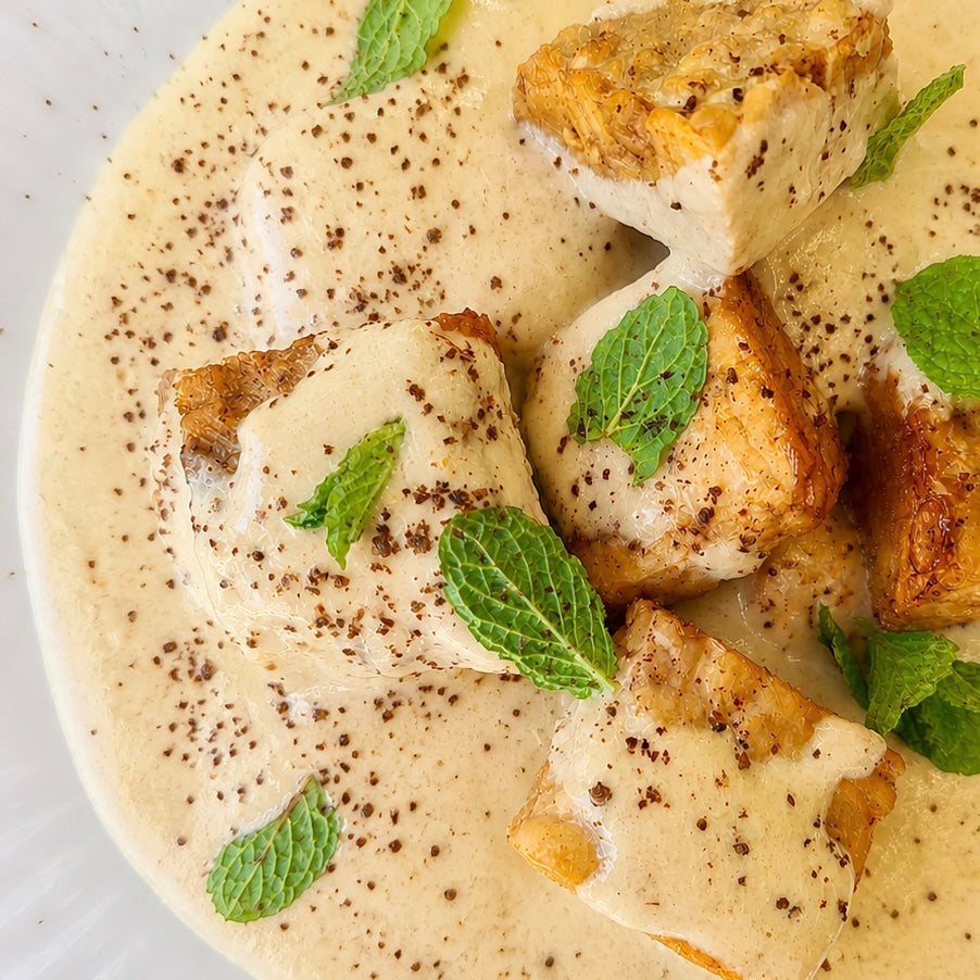 Tempeh cremoso al limone e tahina - La salsa vegana che cambia tutto