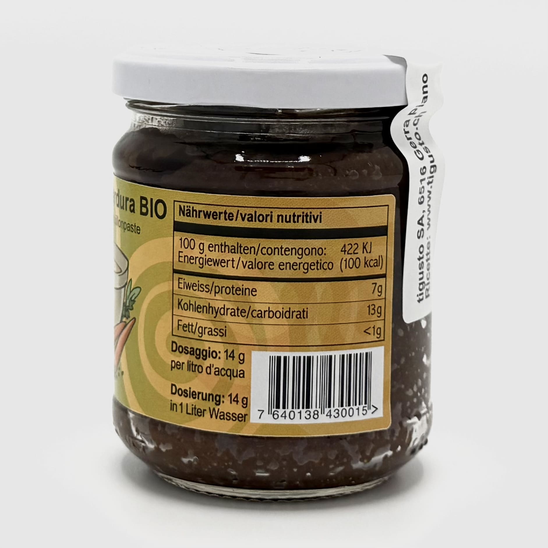BRODO DI VERDURA BIO (Pasta) - 500 G