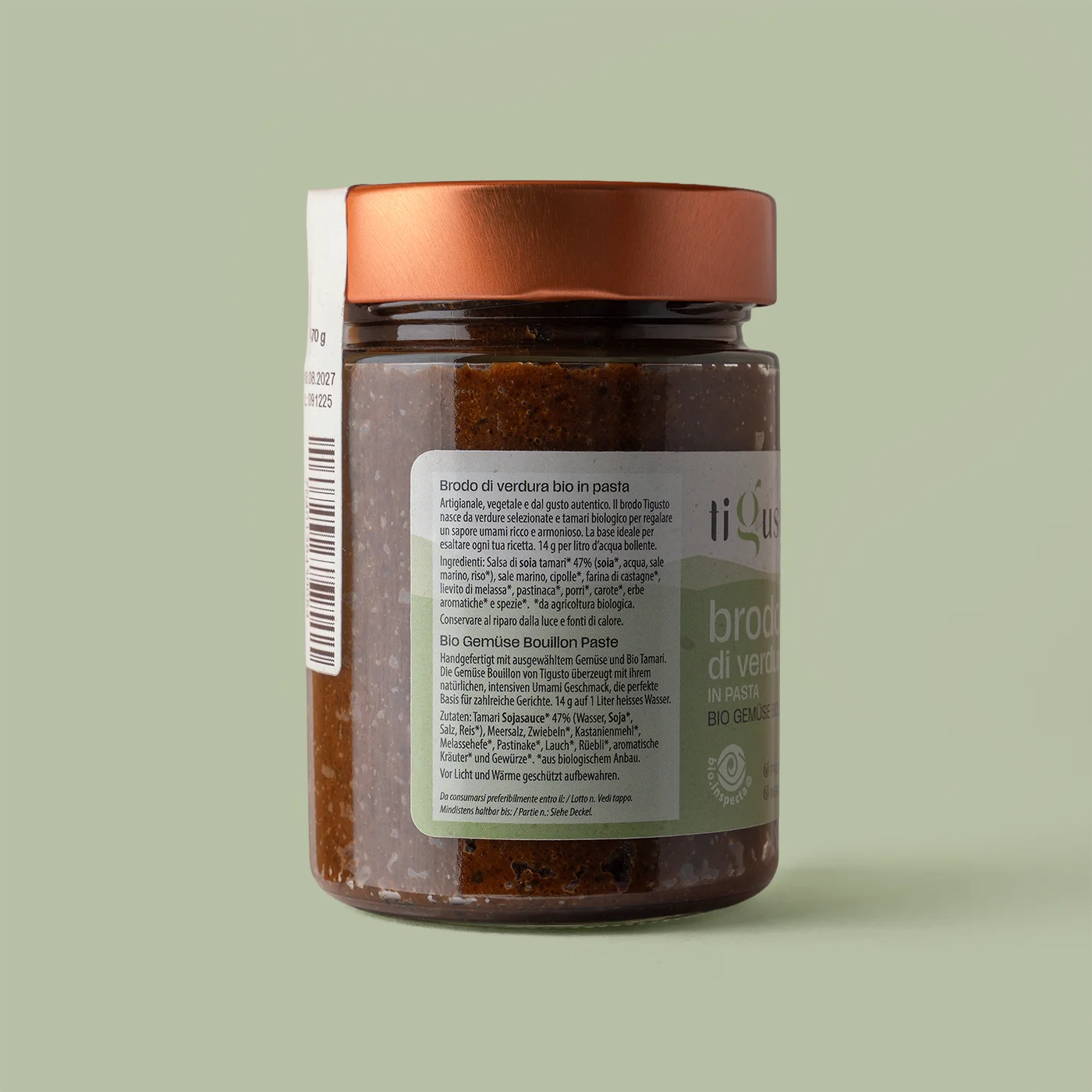 BRODO DI VERDURA BIO (Pasta) - 500 G