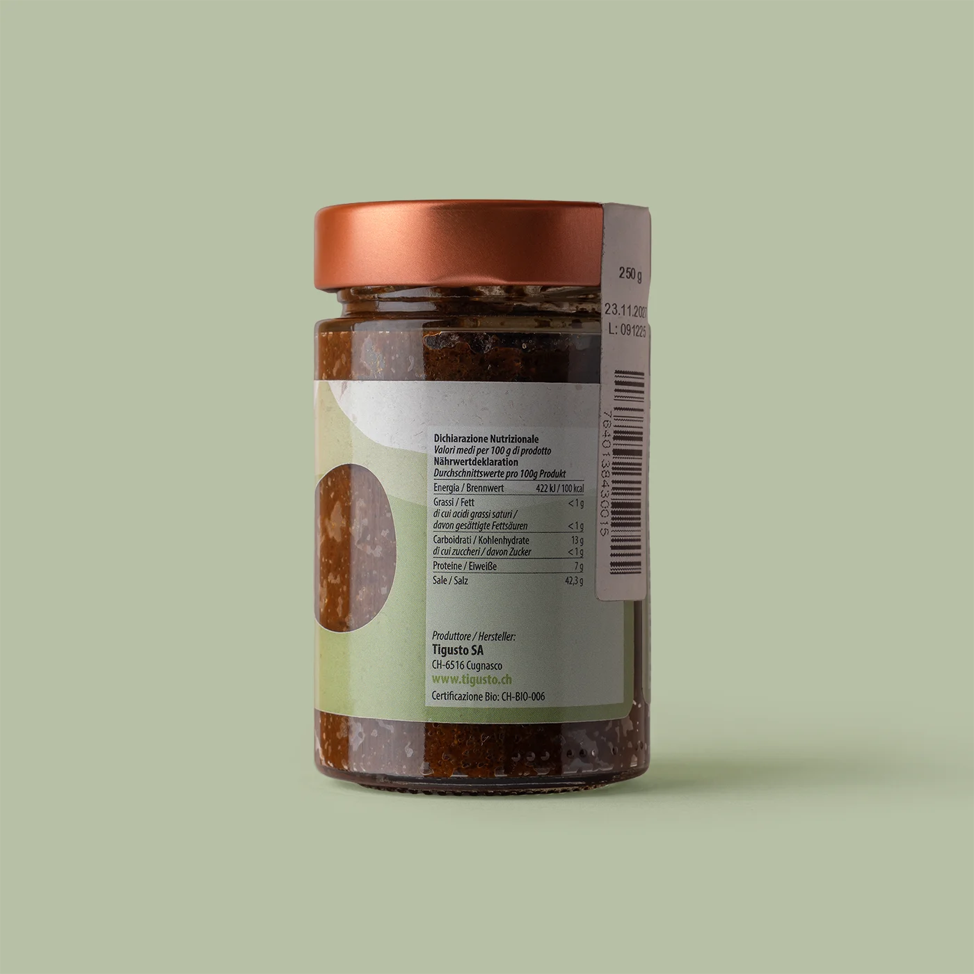BRODO DI VERDURA BIO (Pasta) - 250 G