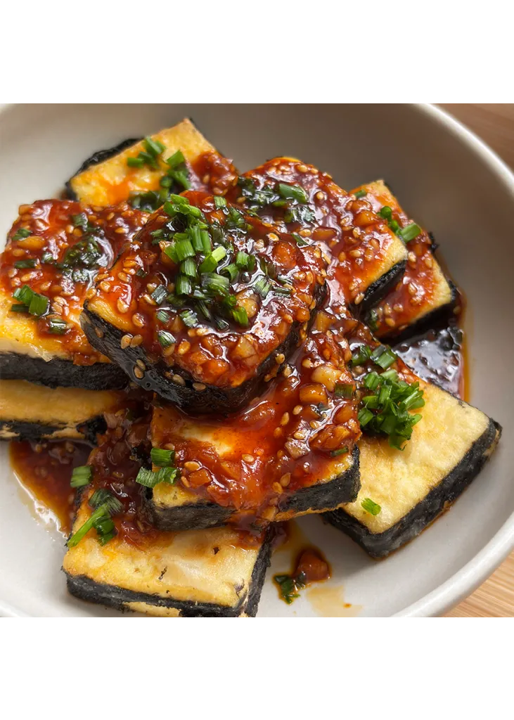 Tofu croccante al nori con salsa tamari — Ricetta vegana facile