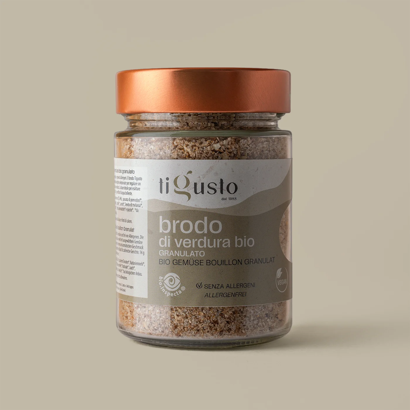 BRODO DI VERDURA BIO - Senza allergeni - 250 g