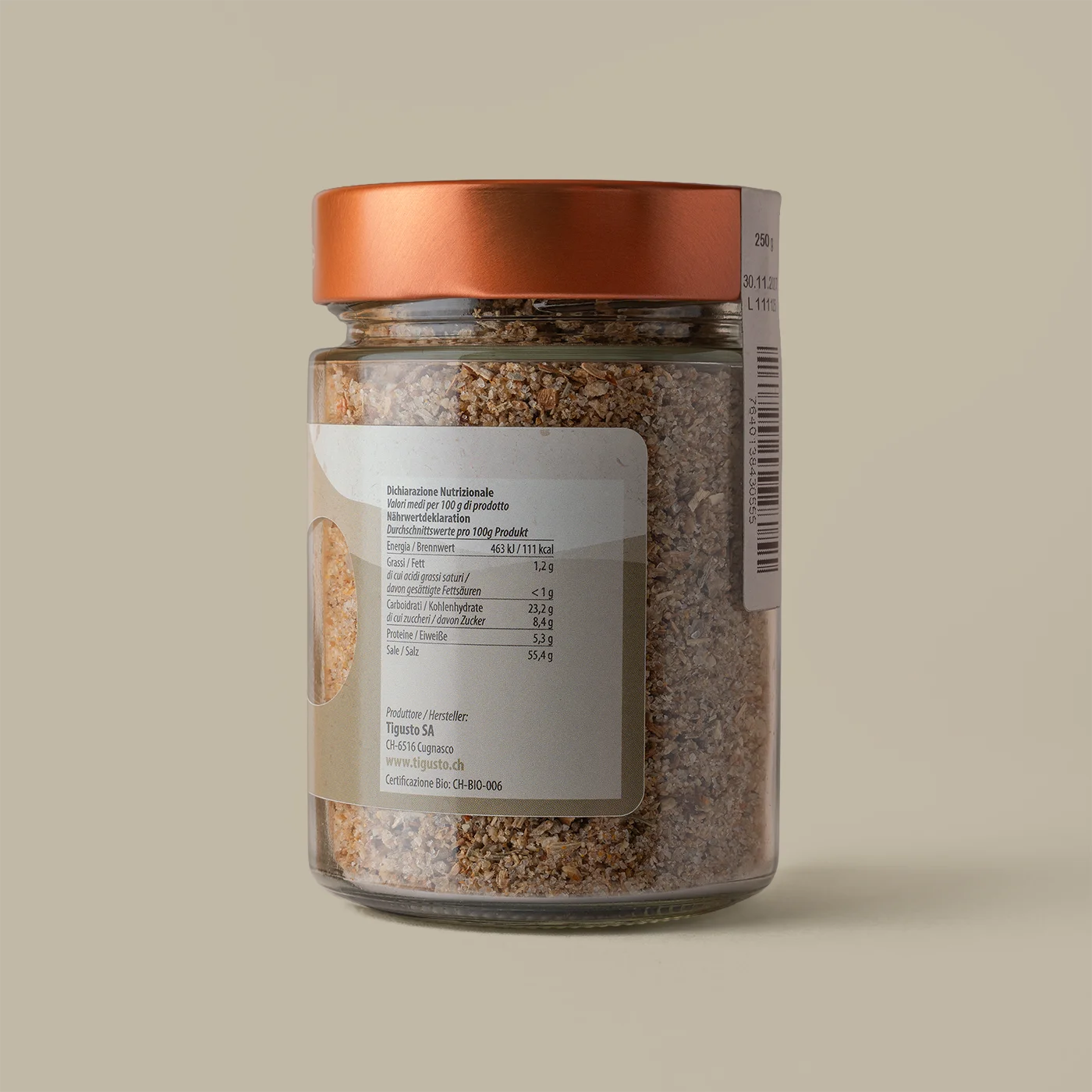 BRODO DI VERDURA BIO - Senza allergeni - 250 g