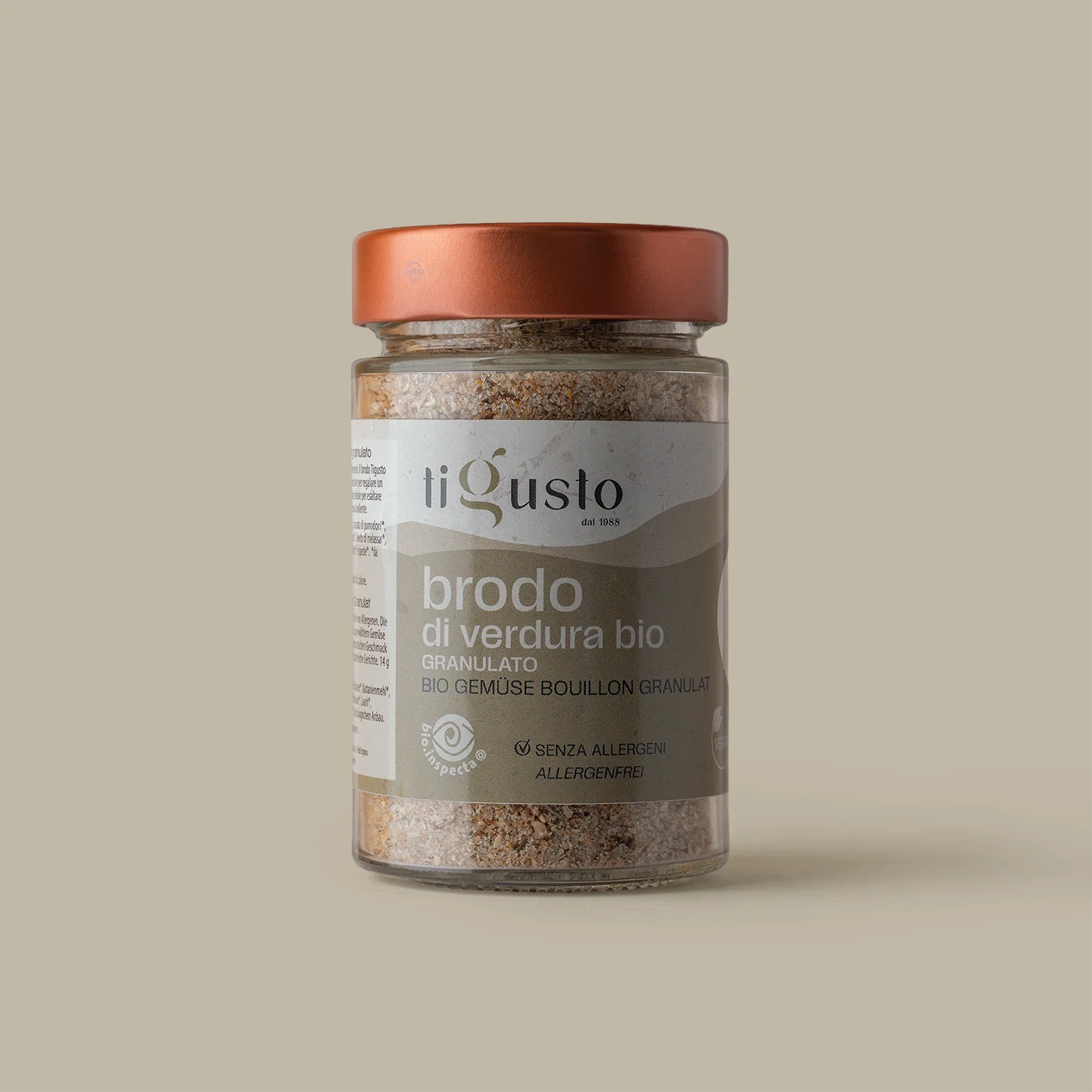 BRODO DI VERDURA BIO - Senza allergeni - 150 g