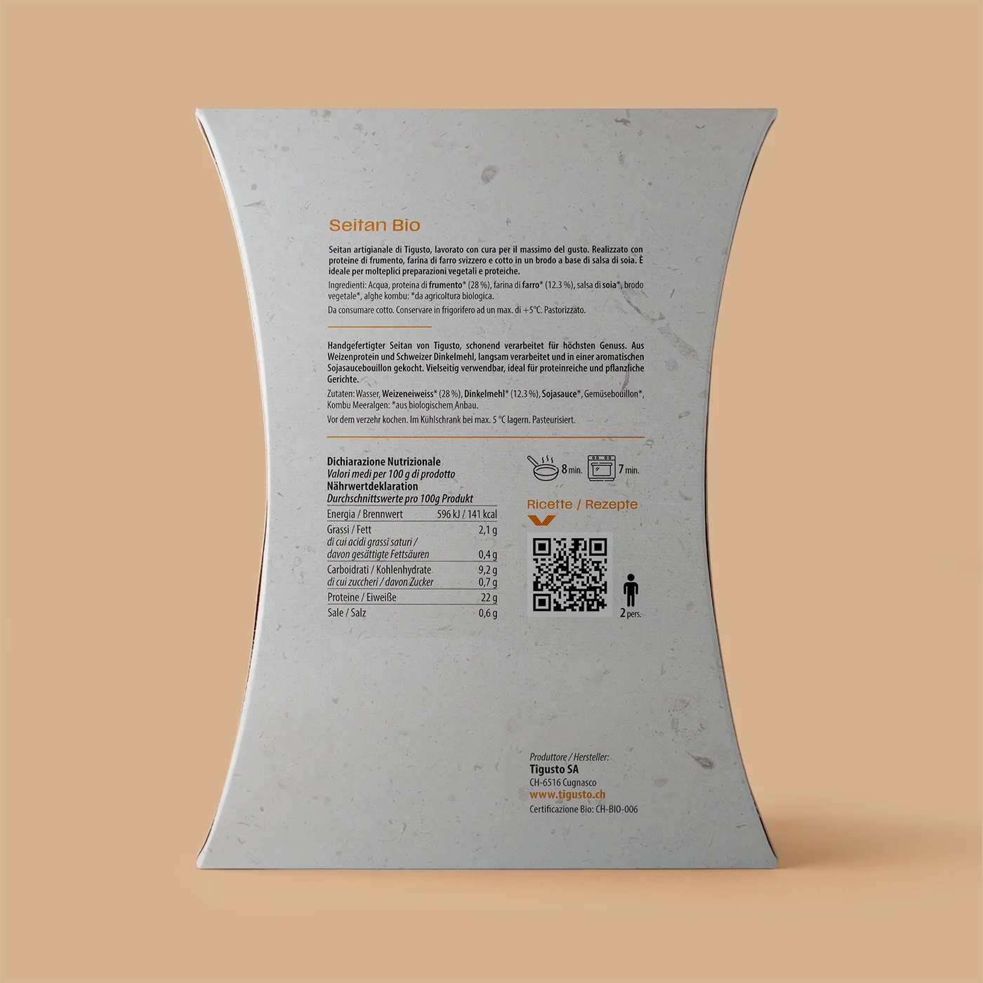 SEITAN BIO - ca. 250 g
