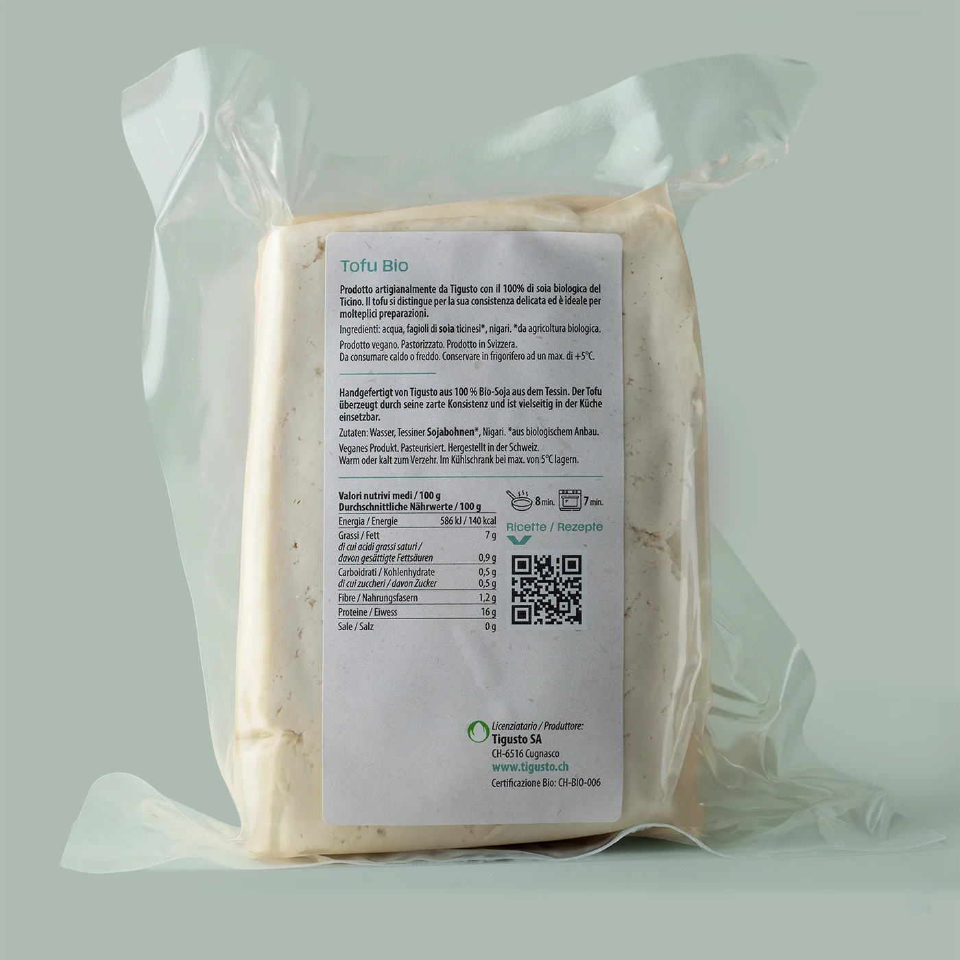 TOFU BIO PASTORIZZATO - ca. 300 g